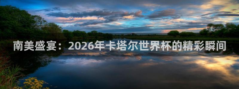 英足总杯直播：南美盛宴：2026年卡塔尔世界杯的精彩瞬间